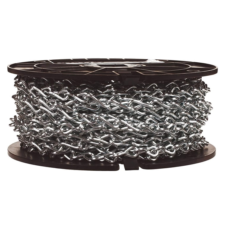 Campbell 0721727 Low Carbon Steel Single Jack Chain, Zinc plated