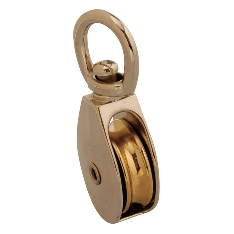 Campbell 1/2 in. D Nickel Copper Swivel Eye Single Sheave Swivel Eye Pulley Campbell 1/2 in. D Nickel Copper Swivel Eye Single Sheave Swivel Eye Pulley