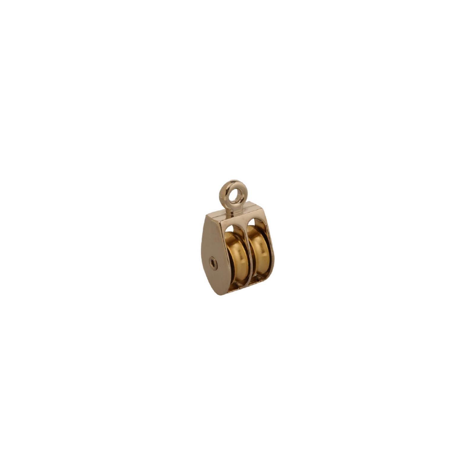 Campbell 3/4 in. D Nickel Copper Ridge Eye Pulley Campbell 3/4 in. D Nickel Copper Ridge Eye Pulley