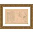 thumbnail image 1 of Campbell 14x10 Gold Ornate Wood Framed with Double Matting Museum Art Print Titled - Spotsylvania County Hanover Junction, 1 of 4