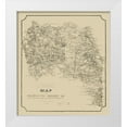 thumbnail image 1 of Campbell 15x16 White Modern Wood Framed Museum Art Print Titled - Charlotte County Virginia - Campbell 1864, 1 of 4