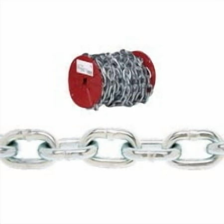 Campbell 3/16 in. Oval Link Carbon Steel Proof Coil Chain 3/16 in. D X 100 ft. L