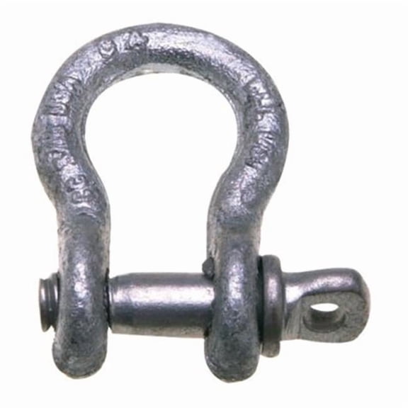 Campbell 419-S Series Anchor Shackles, 1 in Bail Size, 18 Tons, Screw Pin Shackle