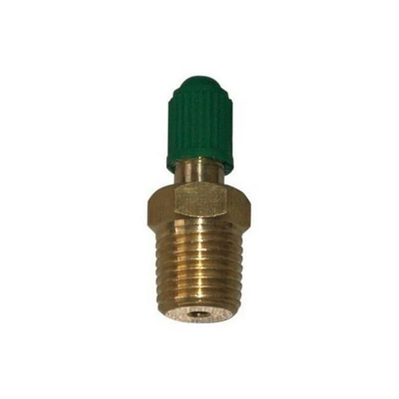 Campbell BAV1-4BLKLF 0.25 in. MPT Brass Snifter Air Valve