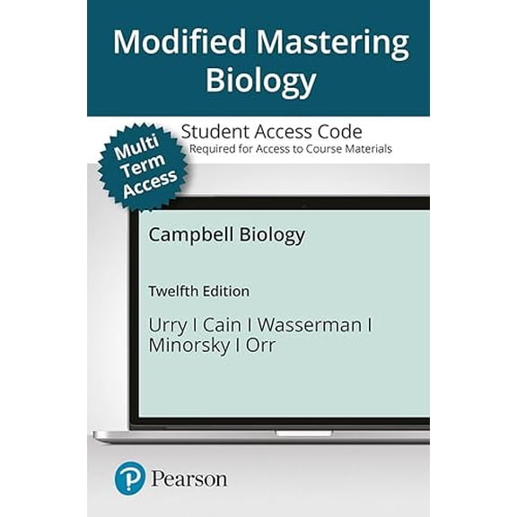 Campbell Biology: Modified Mastering Biology with Pearson Etext -- Access Card -- For Campbell Biology (Other)