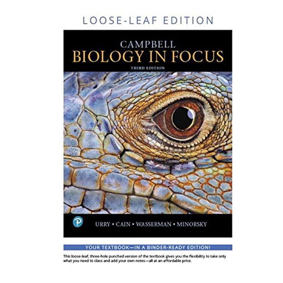 Pre-Owned Campbell Biology in Focus, Loose-Leaf Plus Mastering Biology with Pearson Etext -- Access Card Package, (Paperback)