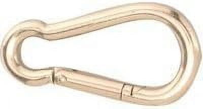 Campbell Chain 3/4 in. Dia. x 4-11/16 in. L Polished Stainless Steel Spring Snap 450 lb.