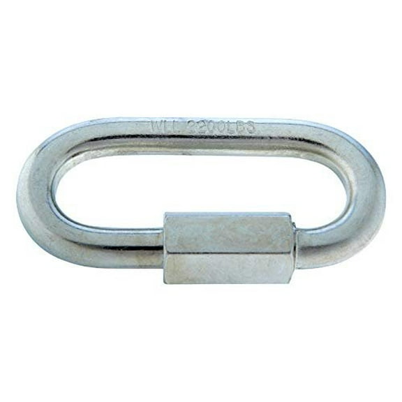 Campbell Chain & Fittings T7645146V Quick Link, Zinc Plated, 3/8" Pack of 10