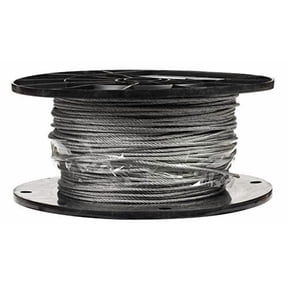 Campbell Chain Galvanized Galvanized Steel 3/32 in. Dia. x 500 ft. L Aircraft Cable - Total Qty: 1