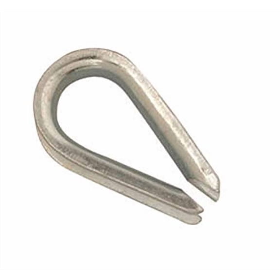 Campbell Chain Galvanized Zinc Wire Rope Thimble 5/8 in. L - Total Qty: 5