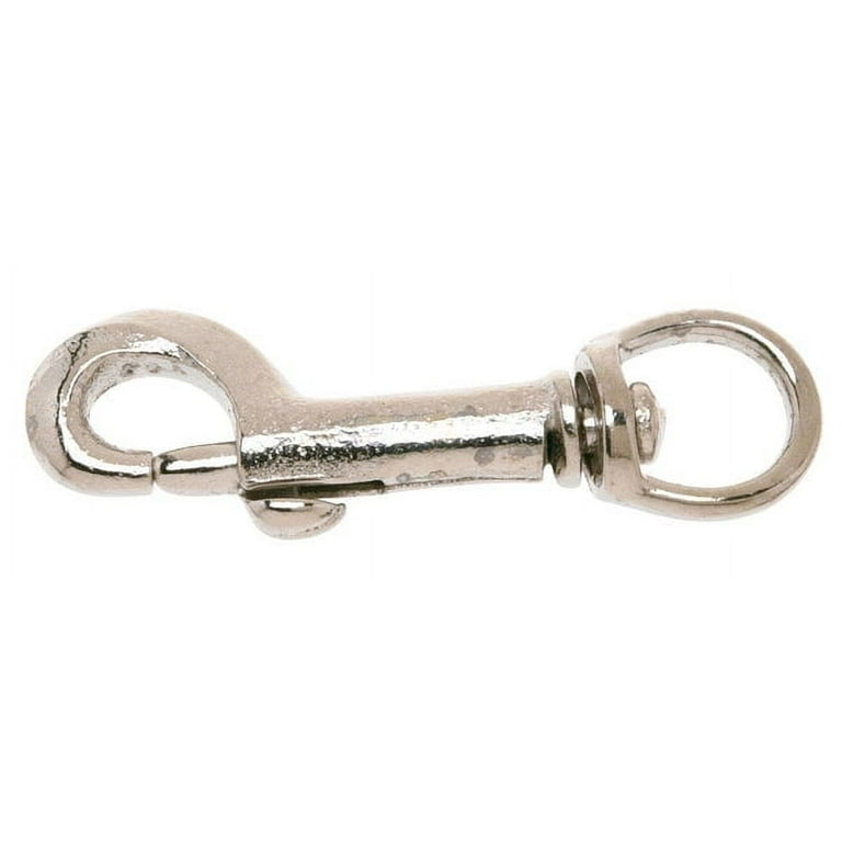 Campbell Nickel Plated/Iron Iron Bolt Snap 60 lb 2-15/16 in. L Campbell Nickel Plated/Iron Iron Bolt Snap 60 lb 2-15/16 in. L