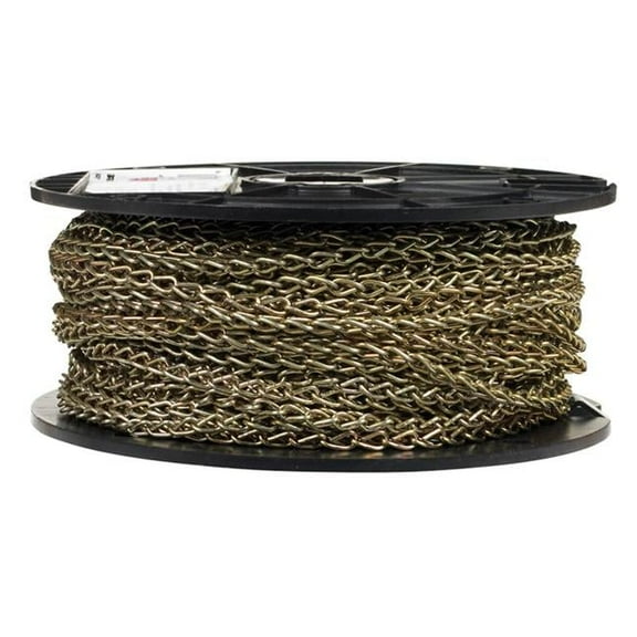 Campbell Chain  No.16 Single Jack Brass Jack Chain - 0.06 in. Dia. x 200 ft.