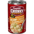 thumbnail image 1 of Campbell Chunky Soup, Ready to Serve Creamy Chicken and Dumplings Soup, 18.8 oz Can, 1 of 9