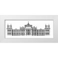 thumbnail image 1 of Campbell, Colin 14x8 White Modern Wood Framed Museum Art Print Titled - Elevation, South Front Blenheim Palace, 1 of 4