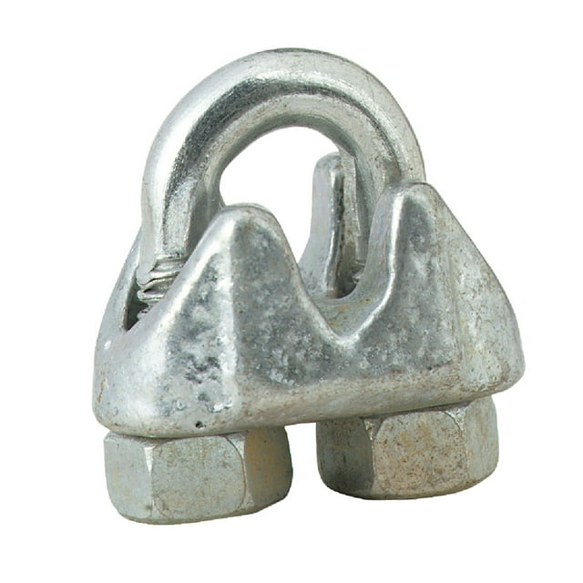 Campbell Electrogalvanized Malleable Iron Wire Rope Clip 1 in. L