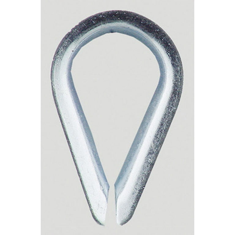 Campbell Galvanized Zinc Wire Rope Thimble 1/2 in. L Campbell Galvanized Zinc Wire Rope Thimble 1/2 in. L