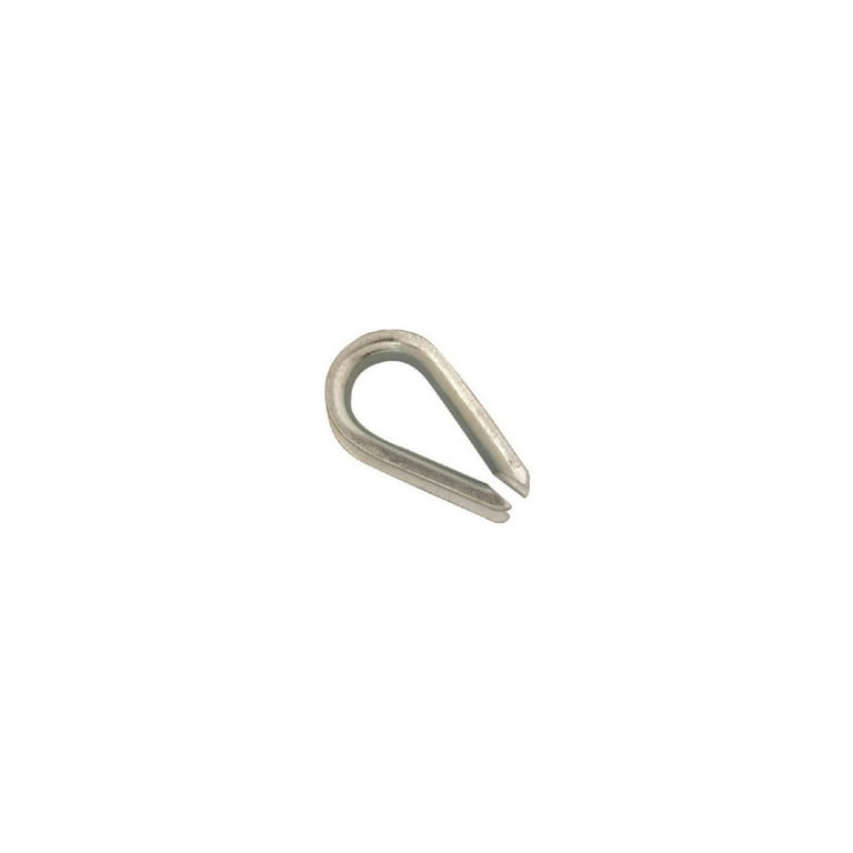 Campbell Galvanized Zinc Wire Rope Thimble 3/8 in. L Campbell Galvanized Zinc Wire Rope Thimble 3/8 in. L