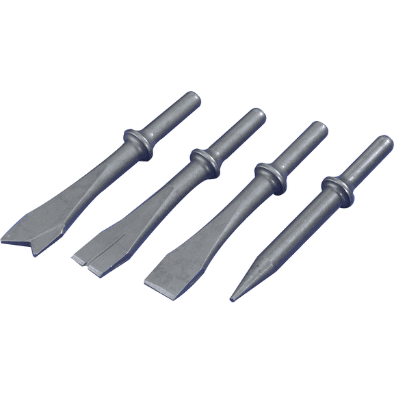 Campbell Hausfeld 4-Piece Air Hammer Chisel Bit Set - Pack of 2  Heavy-Duty Construction, Professional Use