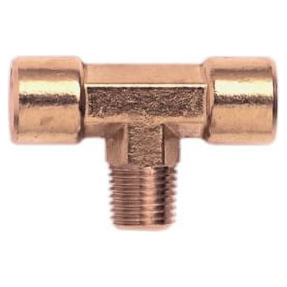 Campbell Hausfeld Brass Tee Fitting 1/4 in. Male X 1/4 in. Female 1 pc