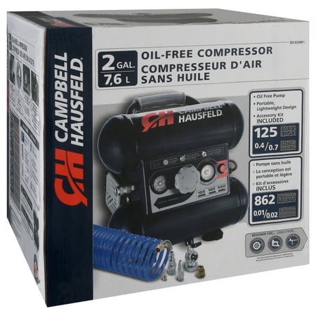 Campbell Hausfeld DC020010DI 125 PSI Oil-Free Air Compressor 2 gal