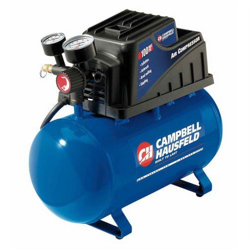 Campbell Hausfeld FP209000AV Oilless Blue 0.33HP 120V 110 PSI 1-Stage Air Compressor 2 gal