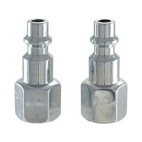 Campbell Hausfeld Steel Air Plug 1/4 in. Female 2 pc