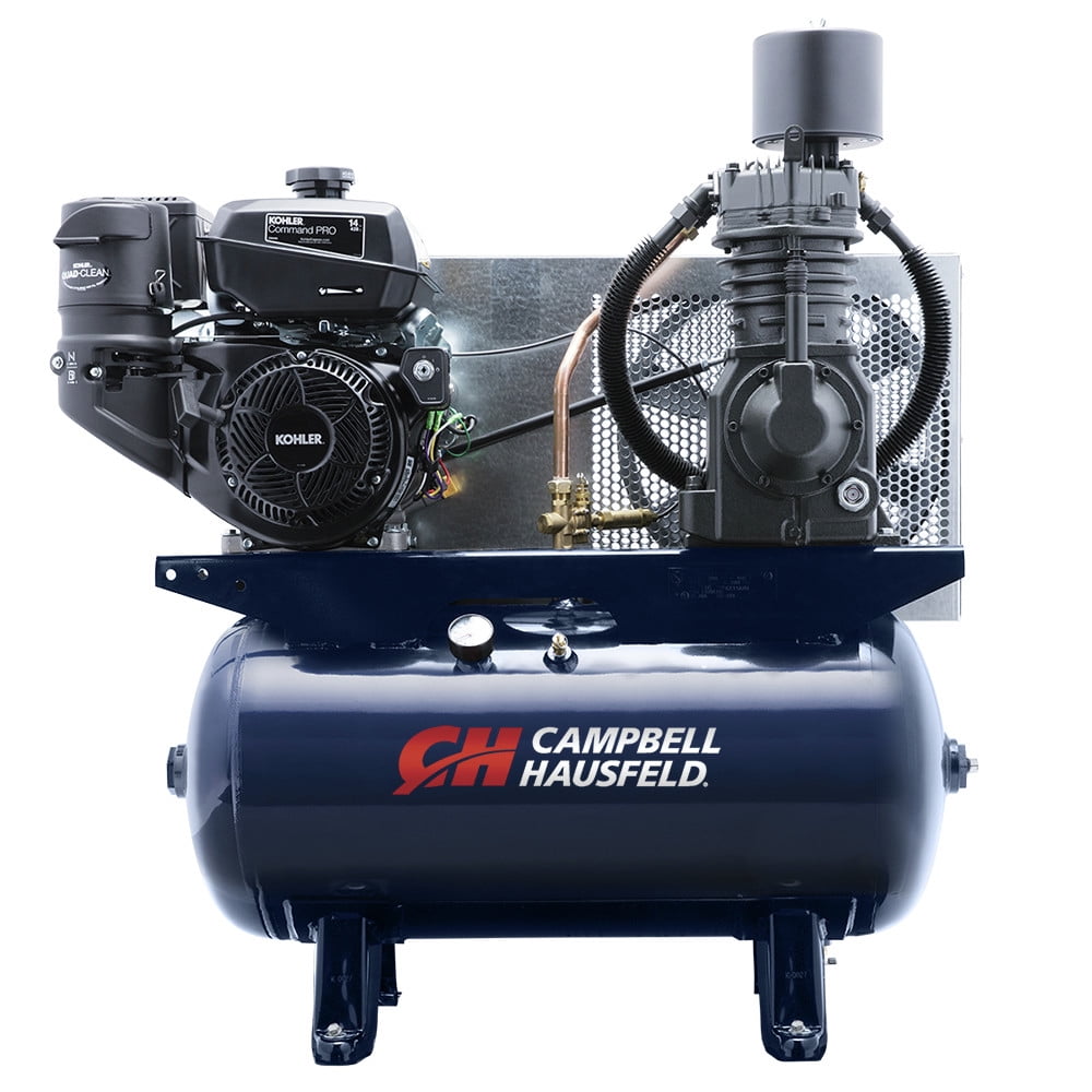 14 HP 2 Stage 30 Gallon Oil-Lube Horizontal Air Compressor