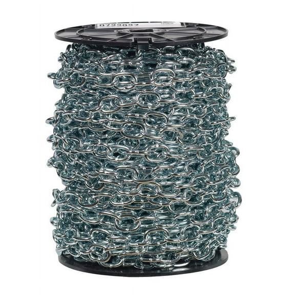 Campbell No. 2/0 Passing Link Carbon Steel Chain 3/16 in. D X 125 ft. L