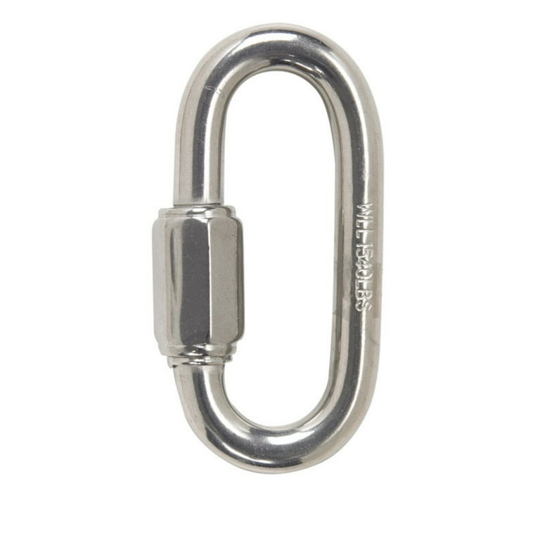 Campbell Polished Stainless Steel Quick Link 1540 lb 3 in. L Campbell Polished Stainless Steel Quick Link 1540 lb 3 in. L