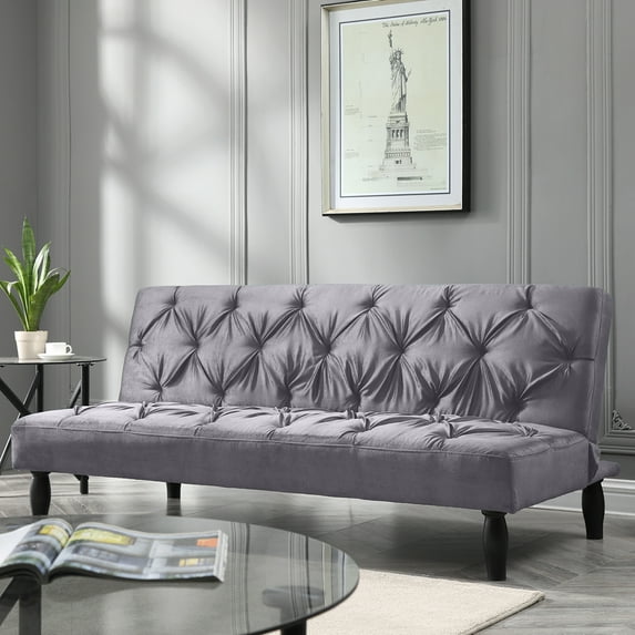 Campbell Polyester Futon, Grey