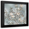 thumbnail image 1 of Campbell, Renee 15x15 Black Modern Framed Museum Art Print Titled - Chinoiserie in Silver I, 1 of 5