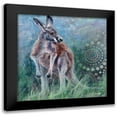 thumbnail image 1 of Campbell, Robert 12x12 Black Modern Framed Museum Art Print Titled - Red Kangaroo, 1 of 5