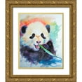 thumbnail image 1 of Campbell, Robert 12x14 Gold Ornate Wood Framed with Double Matting Museum Art Print Titled - Panda Party, 1 of 4