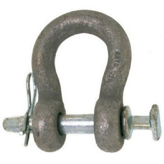 Campbell Short Body Straight Clevis, Forged Steel Galvanized, 7/8" Body Diameter, 3/4" Pin Diameter, 16000 lbs Load Capacity - Cooper Industrial Tools - T3899910 ( 1 QTY )