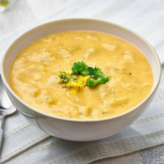 Campbell Signature Soup Broccoli Cheese, 4 Pound - 4 per case.