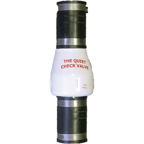 Campbell Spring-Loaded Quiet Check Valve w/Sleeves & Clamps - Pack of 4