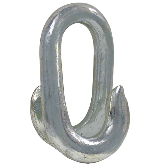 Campbell T5950924 Low Carbon Steel Repair Lap Link, Zinc Plated, 3/8" x 1-5/8" Trade, 1250 lbs Load Capacity, Pack of 1