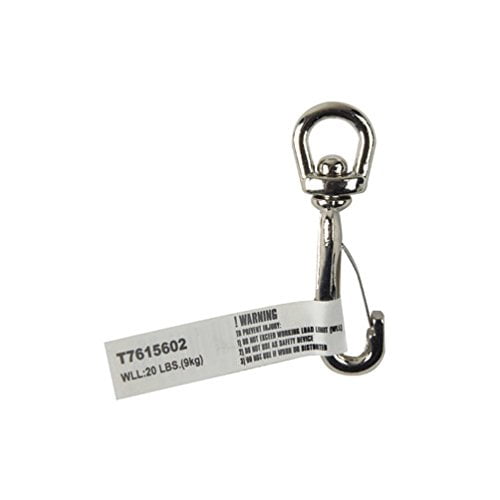 Campbell T7615602 1/4" Swivel Round Eye Spring Snap