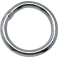 thumbnail image 1 of Campbell T7661361 Welded Ring, 200 lb Working Load, 2-1/2 in ID Dia Ring, #2 Chain, Steel, Zinc, 1 of 3