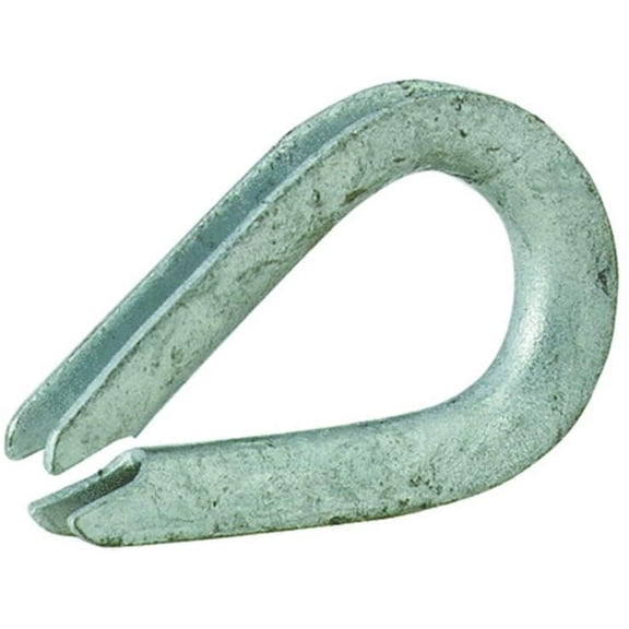 Campbell T7670609 1/8" Galvanized Wire Rope Thimbles