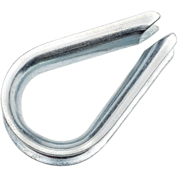 Campbell T7670629 1/4" Galvanized Wire Rope Thimbles