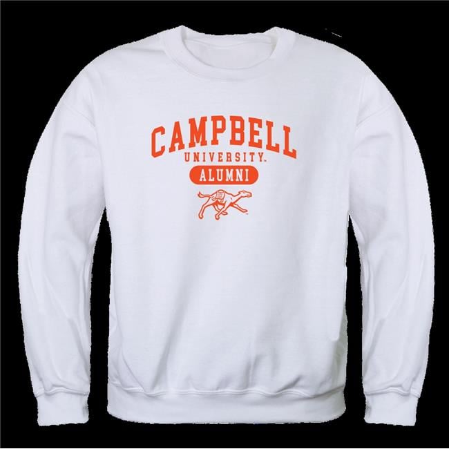 Campbell University Fighting Camels Alumni Fleece Pullover Crewneck Sweatshirt White Medium Walmart