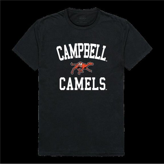 Campbell University Fighting Camels Arch T-Shirt, Black - Large