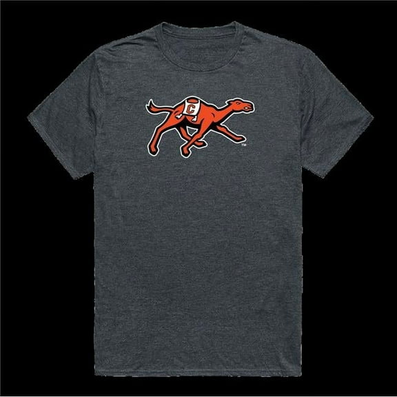 Campbell University Fighting Camels Cinder College T-Shirt, Heather Charcoal - Small