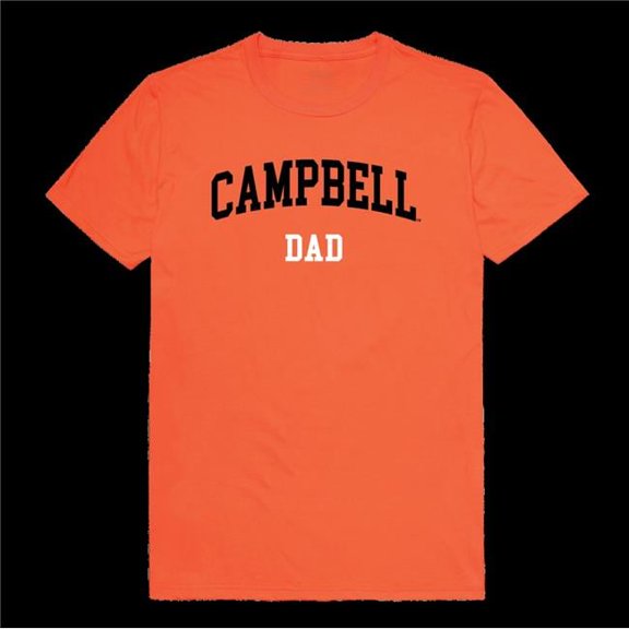 Campbell University Fighting Camels College Dad T-Shirt, Orange - Large