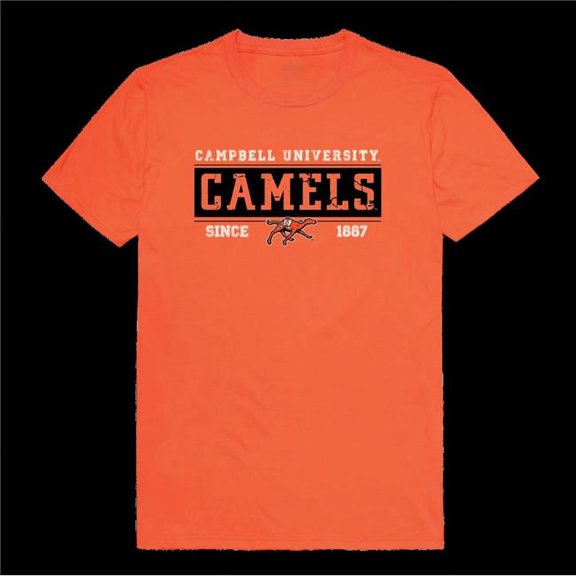 Campbell University Fighting Camels College Established T-Shirt, Orange - Medium