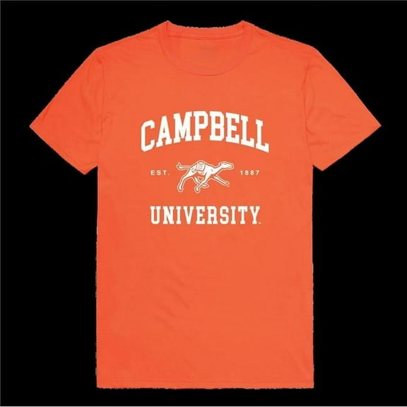 Campbell University Fighting Camels Seal College T-Shirt, Orange - 2XL