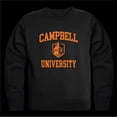 thumbnail image 1 of Campbell University Fighting Camels Seal Crewneck Sweatshirt, Black - Small, 1 of 1