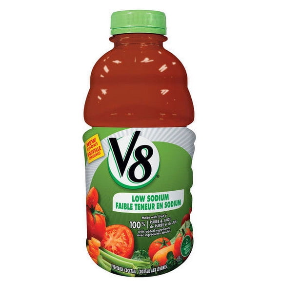 Campbell V8 Low Sodium Vegetable Cocktail, 1.89L/64 fl. oz