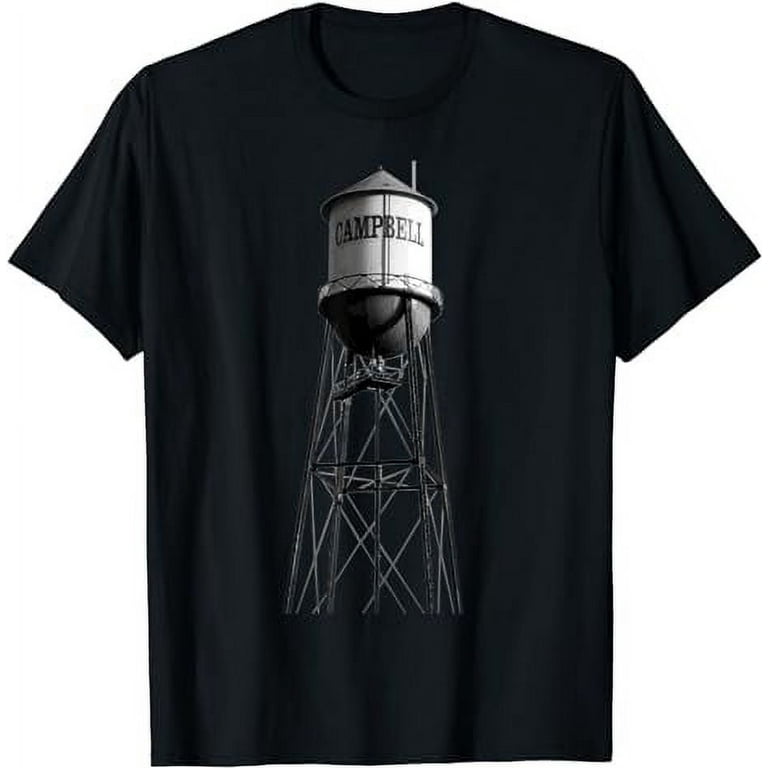 Campbell Water Tower T Shirt Campbell Water Tower T Shirt